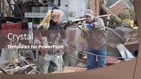  Presentation with deaths - Slide deck consisting of henryville-in-march-4-aftermath background and a gray colored foreground