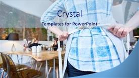  Presentation with rear view mirror - Beautiful presentation featuring her apron at the end backdrop and a  colored foreground