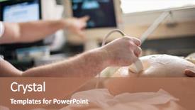  Presentation with woman muslim - Beautiful PPT layouts featuring her baby health with sonar backdrop and a coral colored foreground