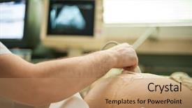  Presentation with woman muslim - PPT layouts having her baby health with sonar background and a coral colored foreground