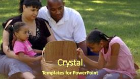  Presentation with racial - Cool new slides with her bi-racial family backdrop and a tawny brown colored foreground