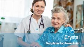  Presentation with home care - PPT layouts consisting of national park is the united background and a tawny brown colored foreground.