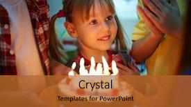  Presentation with cute birthday - Audience pleasing slide deck consisting of her friends and birthday backdrop and a red colored foreground