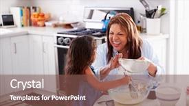  Presentation with grandma - Amazing PPT layouts having her grandma looking at each backdrop and a violet colored foreground