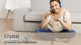  Presentation with pause - Theme with  background and a  colored foreground