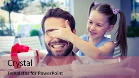  Presentation with rabies is present - Amazing theme having her present to her dad backdrop and a coral colored foreground