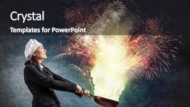  Presentation with recipe - Audience pleasing PPT layouts consisting of her recipe of success mixed backdrop and a black colored foreground