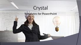  Presentation with recipe - Audience pleasing theme consisting of her recipe of success mixed backdrop and a  colored foreground