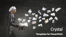  Presentation with recipe - Slides enhanced with her recipe of success mixed background and a  colored foreground