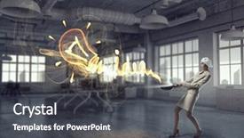  Presentation with recipe - Audience pleasing theme consisting of her recipe of success mixed backdrop and a  colored foreground