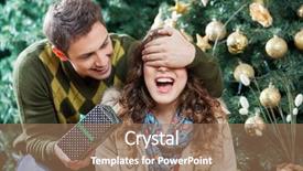  Presentation with eyes - Presentation theme enhanced with cuts onion on a cutting background and a coral colored foreground