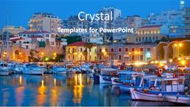  Presentation with 2018 - Presentation enhanced with heraklion-greece-april-27-2018 background and a teal colored foreground