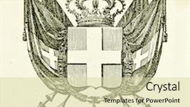  Presentation with album - Amazing slides having heraldry - coat of arms of kingdom backdrop and a soft green colored foreground