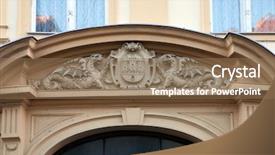  Presentation with pancasila indonesia coat of arms - Audience pleasing PPT theme consisting of heraldry - historical coat of arms backdrop and a coral colored foreground