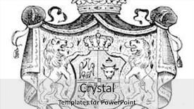  Presentation with old album - Theme having heraldry - old coat of arms background and a  colored foreground