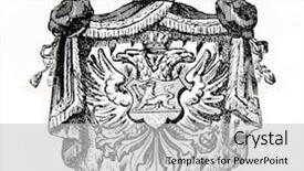  Presentation with old album - Audience pleasing slides consisting of heraldry - old coat of arms backdrop and a  colored foreground