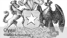  Presentation with old album - Amazing theme having heraldry - old coat of arms backdrop and a  colored foreground