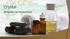  Presentation with alternative - Colorful theme enhanced with herbal alternative therapies - studio shot of the concept backdrop and a  colored foreground