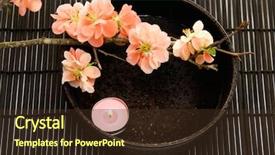  Presentation with herbal cosmetics - Audience pleasing PPT theme consisting of herbal cosmetics - spa setting with candle cherry backdrop and a tawny brown colored foreground