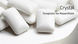  Presentation with herbal - Audience pleasing slides consisting of herbal dental - bubblegum macro close up fresh backdrop and a white colored foreground