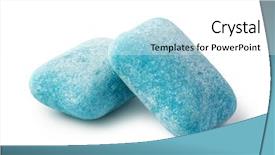  Presentation with dental gum - Audience pleasing PPT theme consisting of herbal dental - chewing gum isolated on white backdrop and a white colored foreground