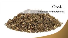  Presentation with heart rate - PPT layouts having herbal medicine as a diuretic background and a white colored foreground