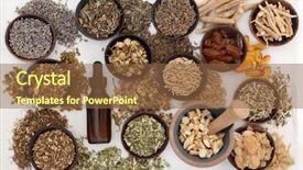  Presentation with anxiety disorder - Audience pleasing slide deck consisting of herbal medicine for anxiety disorders backdrop and a tawny brown colored foreground