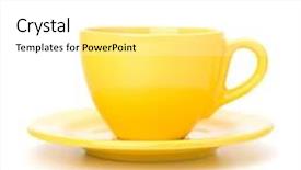  Presentation with peppermint - PPT theme enhanced with herbal peppermint tea cup isolated on white background alternative medicine concept background and a white colored foreground