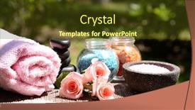  Presentation with herbal - Amazing theme having herbal-remedies-for-massage backdrop and a tawny brown colored foreground