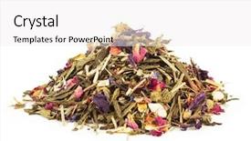  Presentation with herbal - Audience pleasing presentation design consisting of herbal tea backdrop and a white colored foreground
