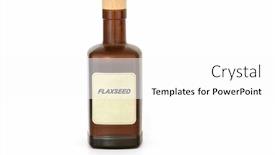  Presentation with bottle - Presentation featuring herbal-tincture-in-a-antique background and a  colored foreground