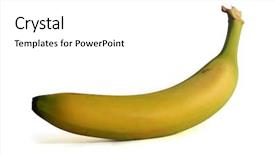  Presentation with confusion path - Colorful slide deck enhanced with herbalife - banana isolated on white backdrop and a white colored foreground