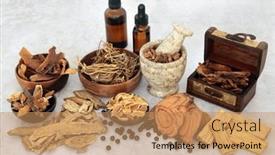  Presentation with force - Theme enhanced with herbs-and-spice-for-natural background and a coral colored foreground