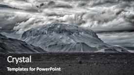  Presentation with black queen - Slide set enhanced with herdubreid is one of the most beautiful icelandic volcanoes the queen of icelandic mountains it is almost symmetric with a icecap hidden in the highlands black and white background and a dark gray colored foreground
