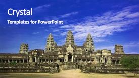  Presentation with near furnace creek in death - Audience pleasing presentation theme consisting of heritage sites - angkor wat near siem riep backdrop and a  colored foreground