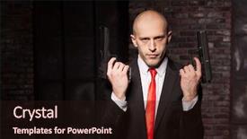  Presentation with dare poster - Amazing presentation theme having heroes movies - contract killer wallpaper background backdrop and a wine colored foreground