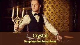  Presentation with man in suit and tie - Amazing presentation theme having heroes movies - young handsome man in formal backdrop and a tawny brown colored foreground