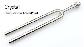  Presentation with fine tuning - Cool new presentation with hertz - tuning fork backdrop and a white colored foreground