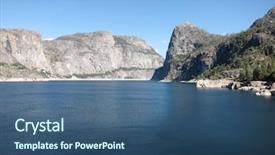  Presentation with water dam - Cool new slides with hetch hetchy dam in yosemite national park serving san francisco drinking water backdrop and a ocean colored foreground