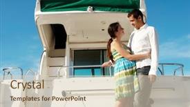  Presentation with married couple hearts - Slides featuring heterosexual behavioral - young married couple having background and a soft green colored foreground