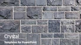  Presentation with australia melbourne - Slides enhanced with hewan - old wall of bluestone blocks background and a gray colored foreground