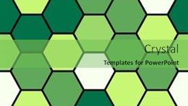  Presentation with hexagon - Beautiful PPT theme featuring hexagon-colorful-seamless-pattern-background backdrop and a seafoam green colored foreground