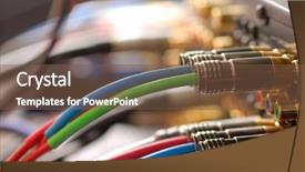  Presentation with movie theater - Cool new presentation theme with hi-end home movie theater backdrop and a tawny brown colored foreground