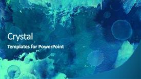  Presentation with abstract green - Colorful PPT layouts enhanced with hi res - blue and green abstract grunge backdrop and a ocean colored foreground