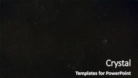  Presentation with night sky - Audience pleasing presentation consisting of hi-res picture of real backdrop and a black colored foreground