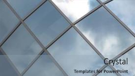  Presentation with rise - Presentation with hi rise - glass wall of an office background and a light blue colored foreground