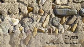  Presentation with stacked stone wall - Audience pleasing slide deck consisting of hicks - background created with stone wall backdrop and a  colored foreground