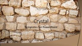  Presentation with rural - PPT theme consisting of hicks - background created with stone wall background and a  colored foreground