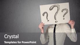  Presentation with hidden - Theme featuring hidden - businessman holding a paper background and a dark gray colored foreground