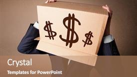  Presentation with dollar signs - Cool new presentation design with hidden - businessman standing and gesturing backdrop and a coral colored foreground